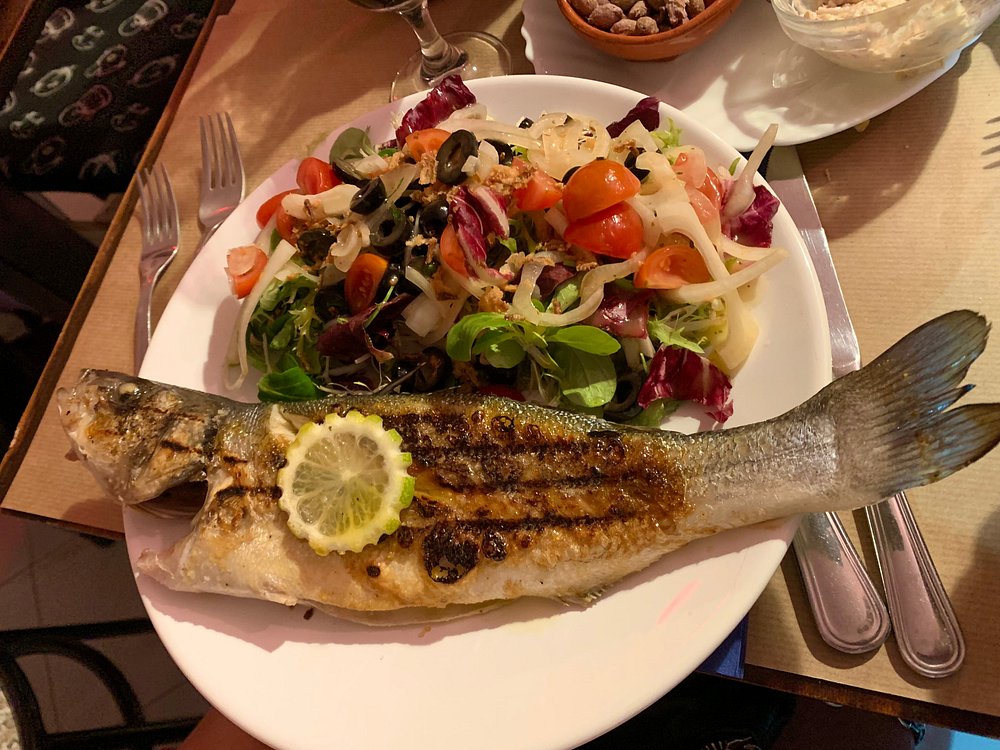 Robalo grelhado